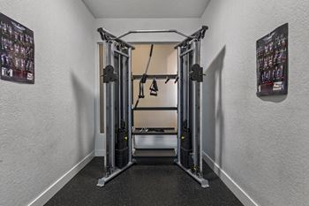 Fitness center with weight & cardio equipment